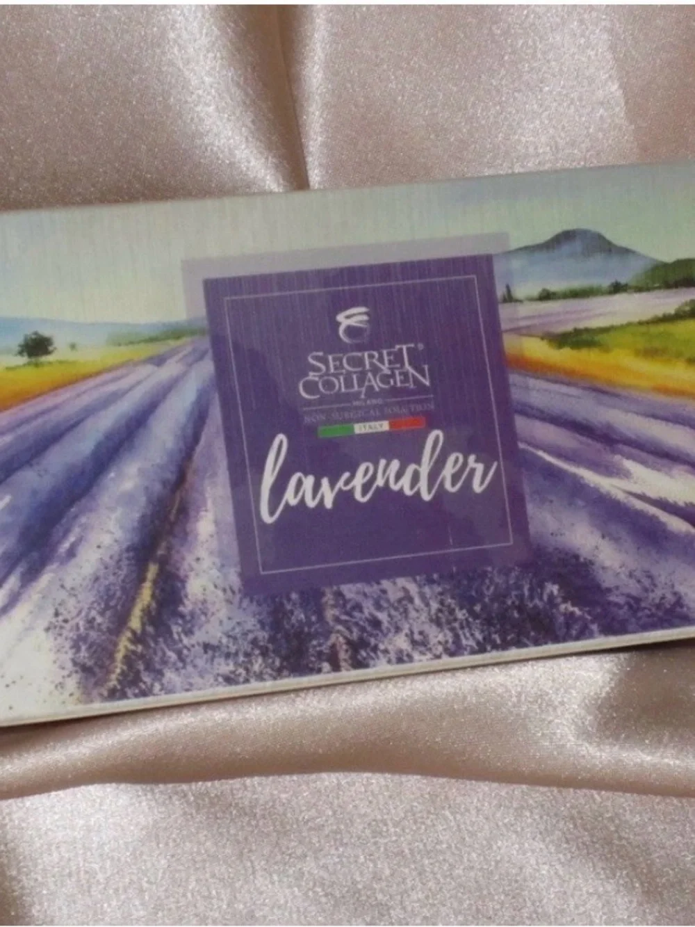 SECRET COLLAGEN LAVENDER SKIN REJUVENATING-ANTI-INFLAMMATORY FREE 3PC FACIAL SET